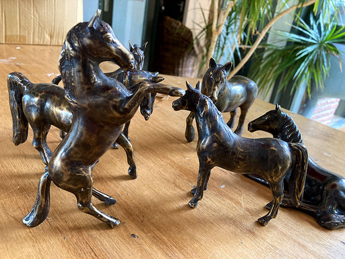 beelden en kunst op camping