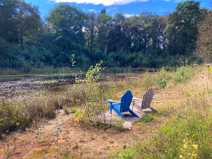 genieten bij het ven