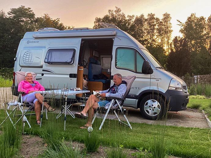genieten van de rust camper