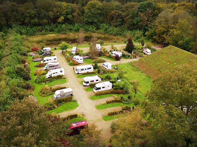 ruime campingplaatsen