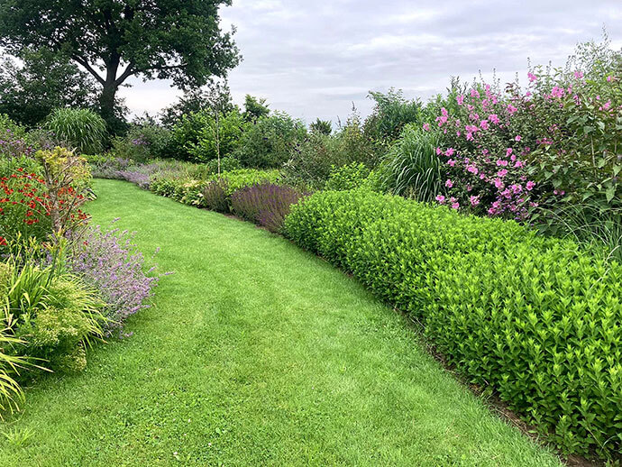 wandelen in de prachtige tuin eersel